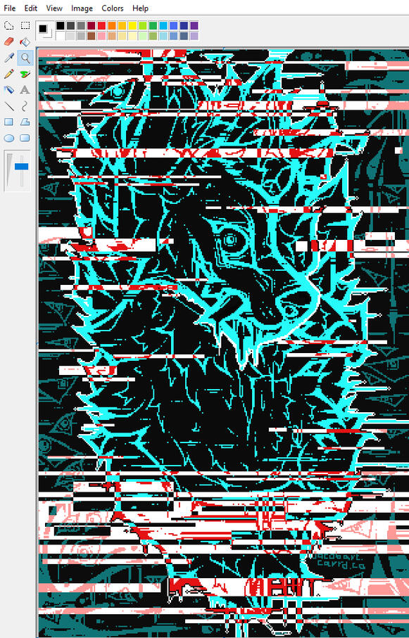 Pixel Art (Paint, Minimal Colour)