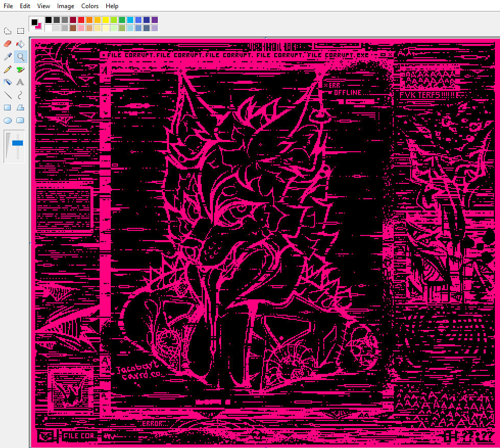 Pixel Art (Paint, No Colour)