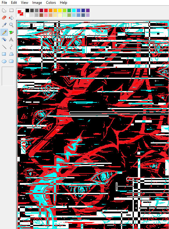 Pixel Art (Paint, Minimal Colour)