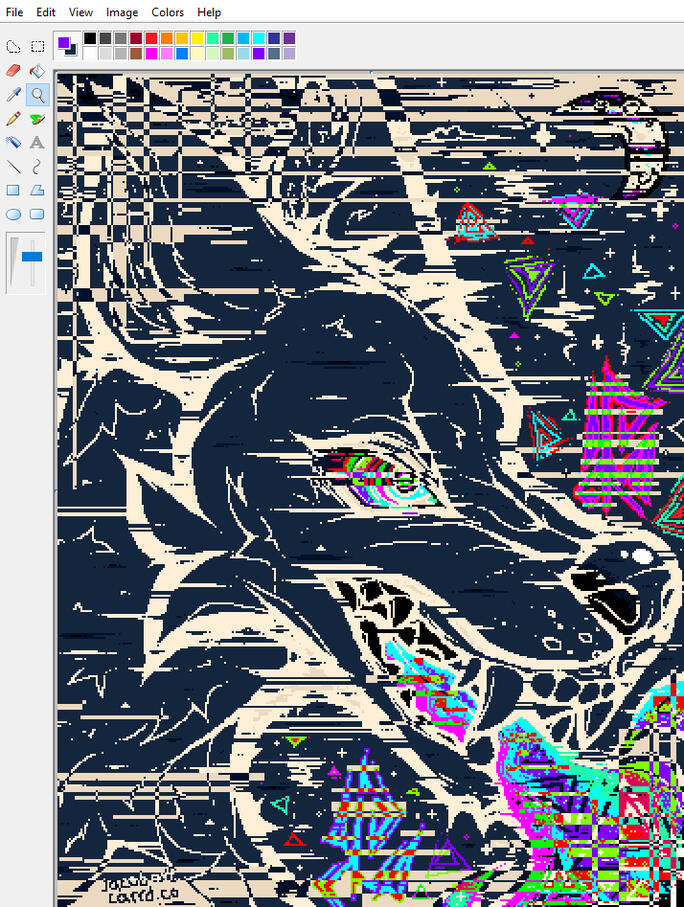 Pixel Art (Paint, Minimal Colour)