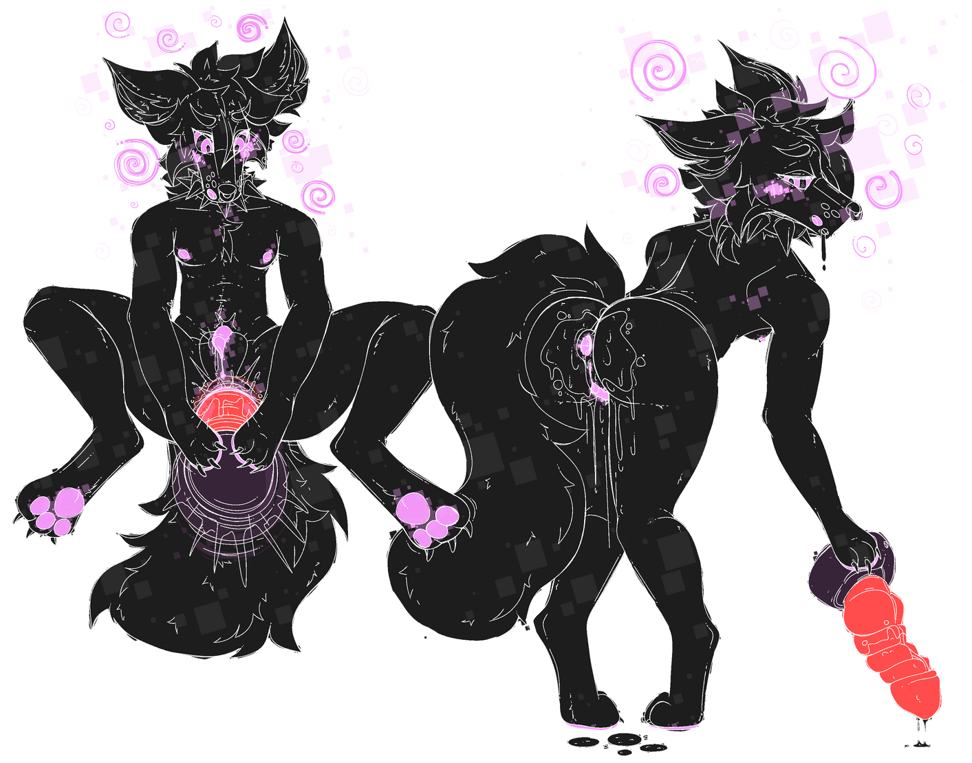 Sketchy/Messy (unshaded/uncoloured)